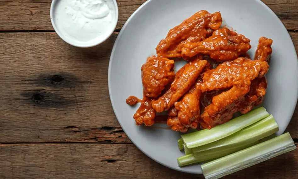 Buffalo Wings en Saus in restaurantstijl