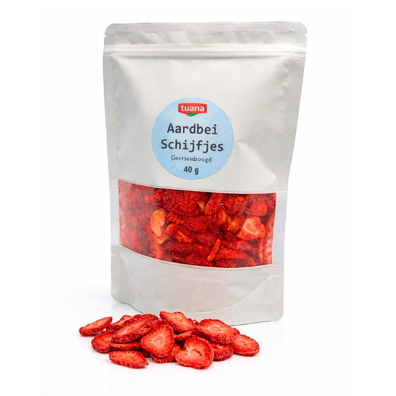 Aardbei Schijfjes Gevriesdroogd