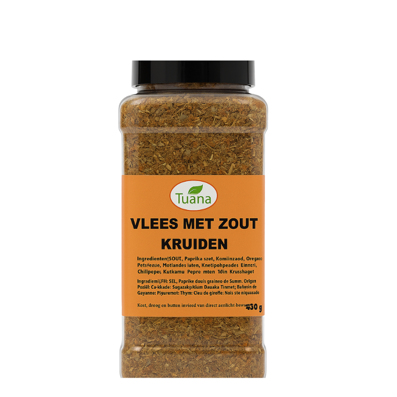 Vlees Met Zout Kruiden