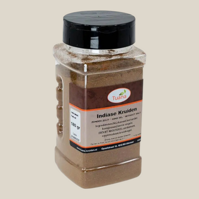 Tuana Indiase Kruiden – Indiase kruidenmix met kardemom, komijn en koriander voor curry, rijstgerechten en marinades