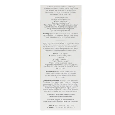 Jacob Hooy Afslankthee - 50 Theezakjes