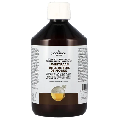 Jacob Hooy Levertraan - 500ml