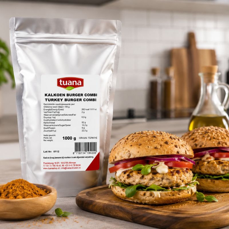 Kalkoen Burger Combi Kruidenmix