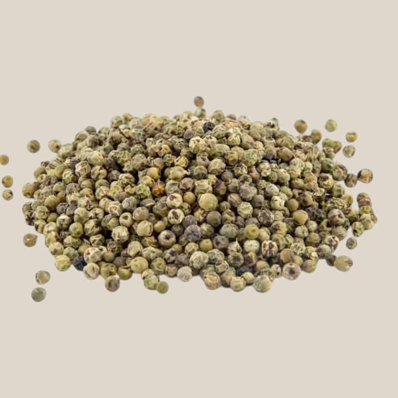 Tuana Peper Groen Heel – groene peperkorrels met frisse milde pittige smaak voor sauzen, marinades, vlees, vis en groentegerechten