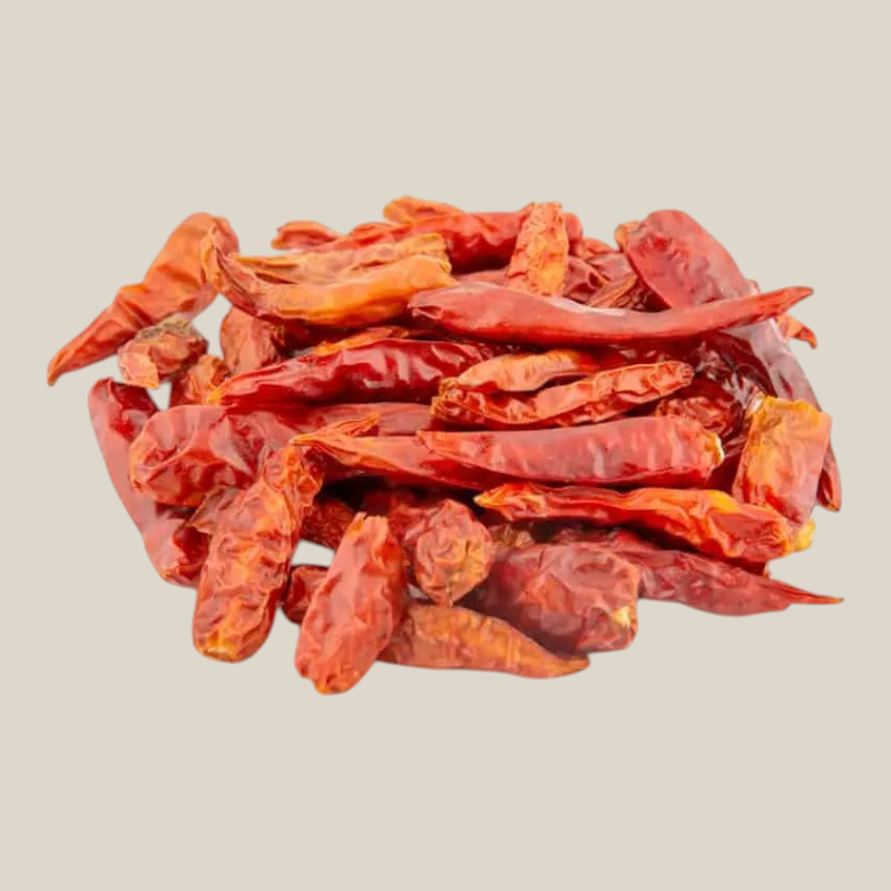 Tuana Pili Pili Peper Heel (Rawit) – hele rawit pepers met intense pittige smaak voor stoofschotels, sauzen, marinades, vleesgerechten en Aziatische gerechten