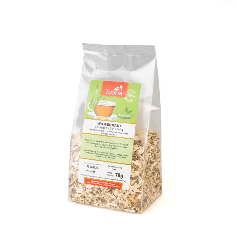 Wilgenbast gesneden (Cortex salicis) Söğüt kabuğu 70 g