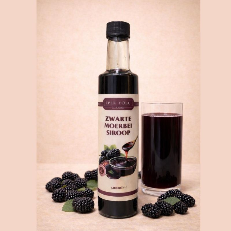 Zwarte Moerbei-Extract Siroop - Natuurlijk - 700 gr - Geen toegevoegde suiker