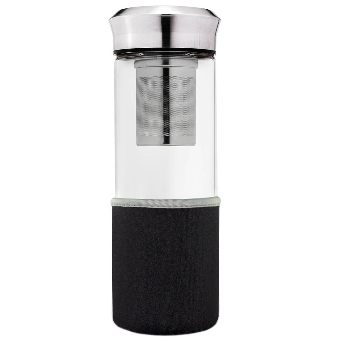 Theemaker 400ml – Glas met filter – Voor losse thee