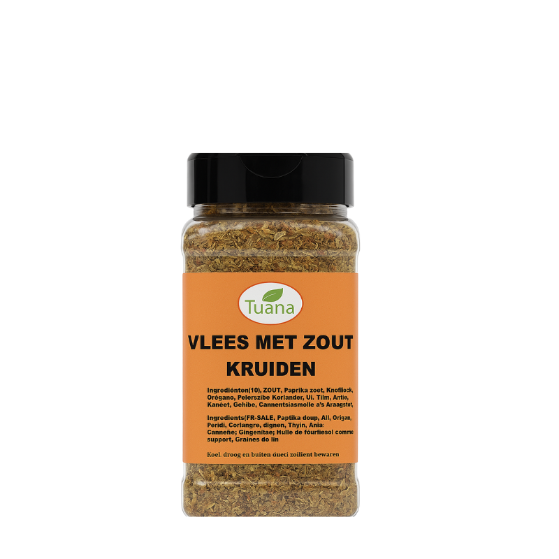 Vlees Met Zout Kruiden