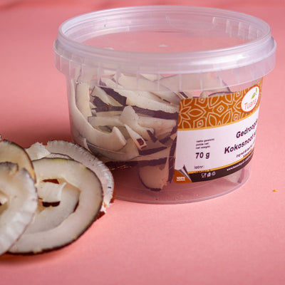 Kokosnusswürfel – Die leckersten Trockenfrüchte 70 g