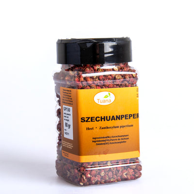 Tuana Szechuanpeper Heel – hele Szechuanpeper met frisse licht pittige smaak voor Aziatische gerechten, vlees, vis, sauzen en marinades
