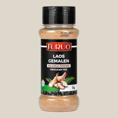 TuanaShop BV Furuo gemalen laos poeder in een handige strooibus voor de Aziatische keuken