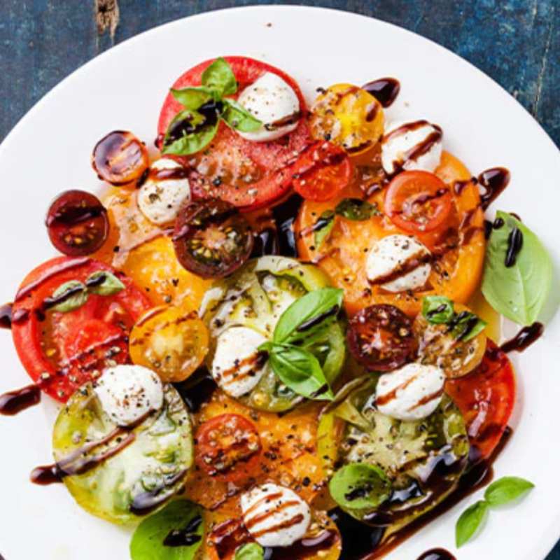 Heirloom tomatensalade