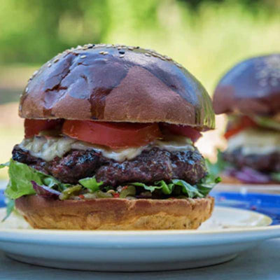 Jalapeño-sjalot burgers