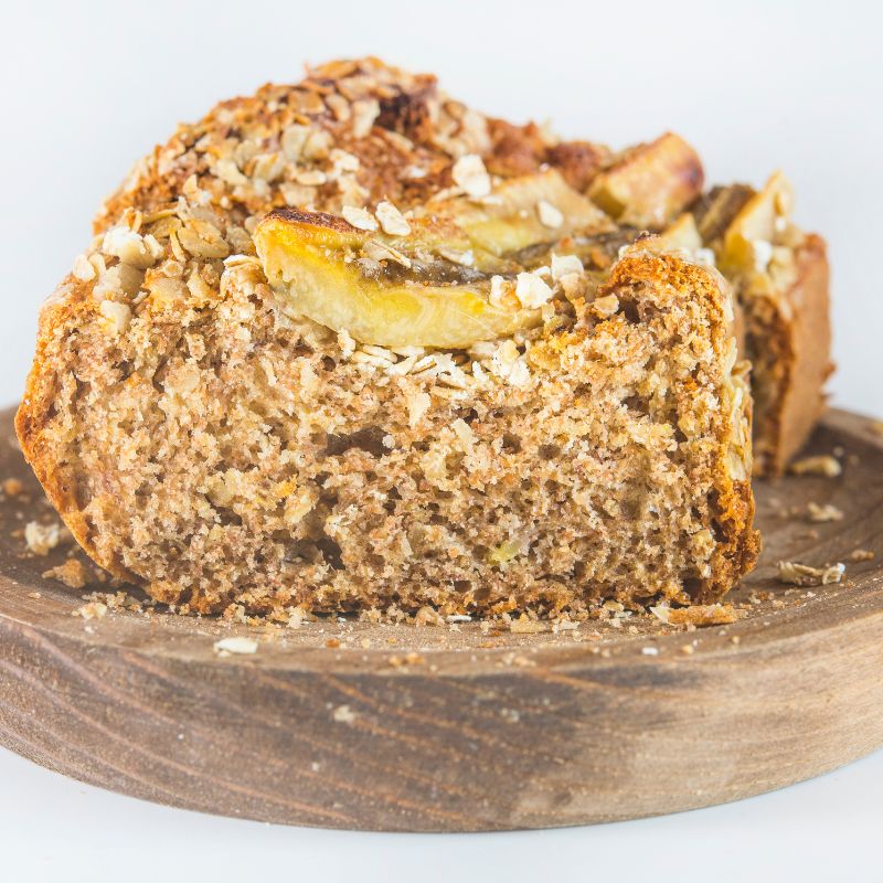 Glutenvrij esdoorn bananenbrood