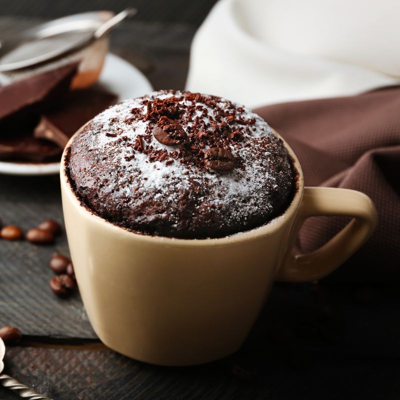 Zwarte Onyx Pepermunt Mok Taart