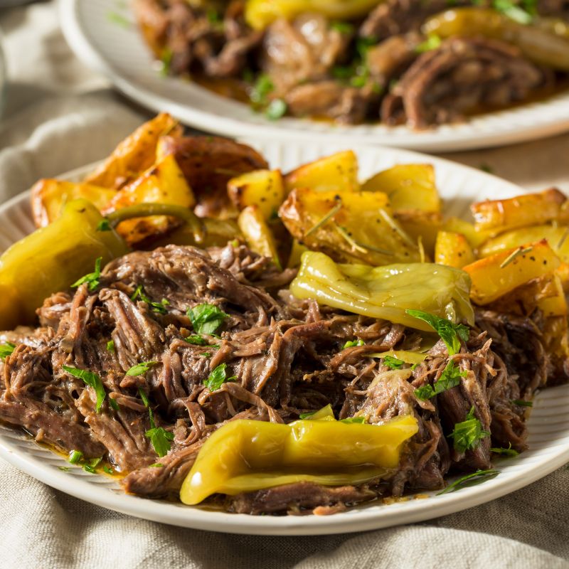 Hartige stijl Mississippi gebraden