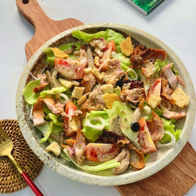 Gegrilde Griekse Salade Met Dille Quinoa