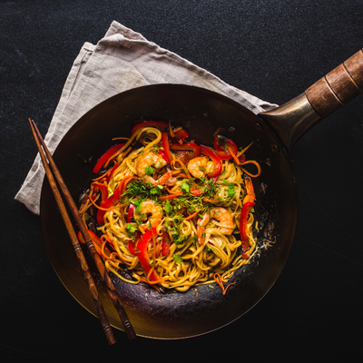 Chinese Vijfkruiden Garnalen Roerbak