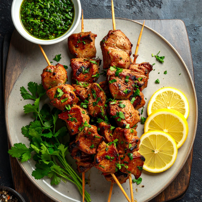 Chimichurri Skewers