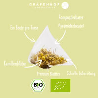 BIO Kamille Thee , 15 piramidezakjes