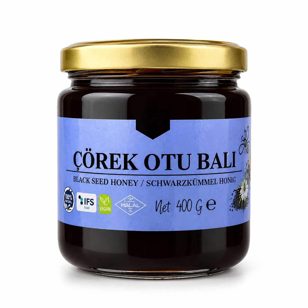 Tuana Zwartezaad Honing - Çörek Otu Balı – 400 g