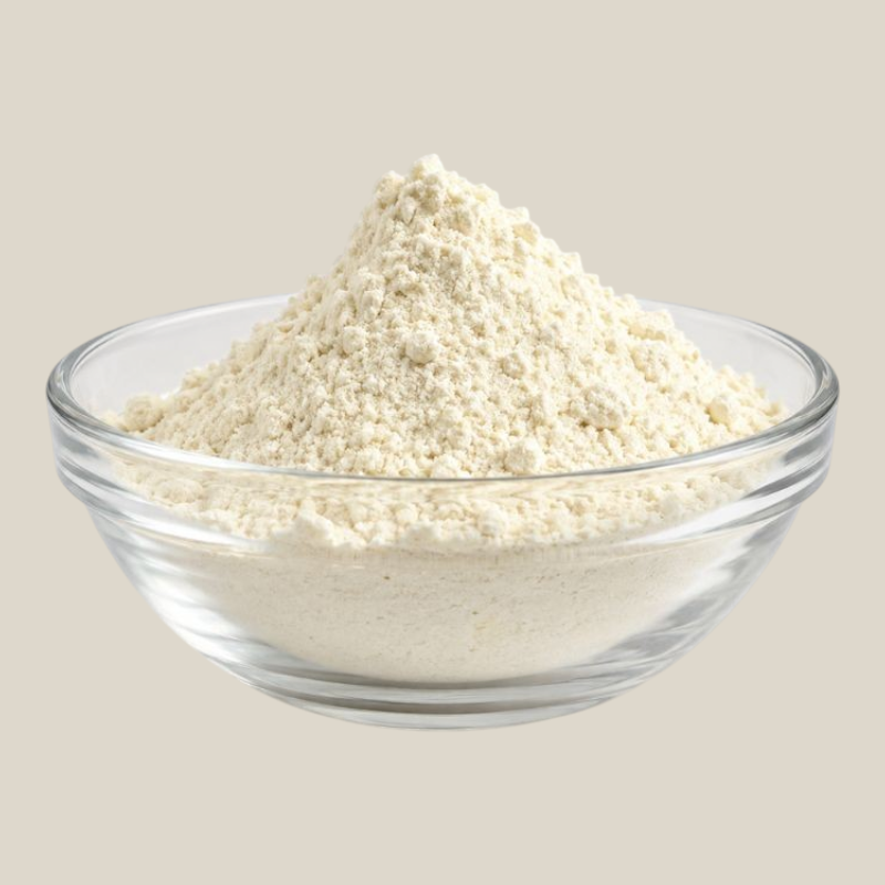 TuanaShop BV aardappelpuree met melkpoeder in een glazen kom voor een romige en luchtige textuur