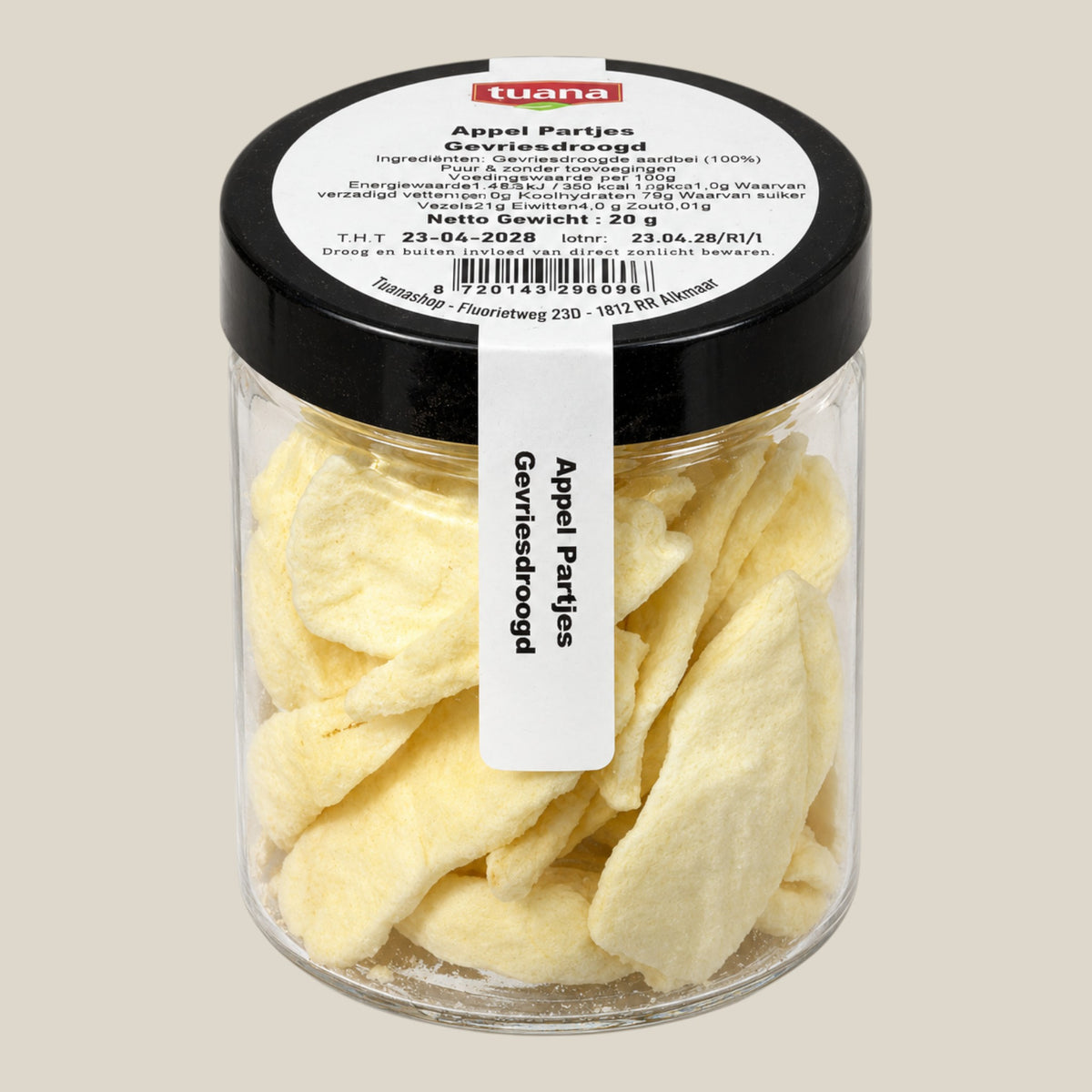 Gevriesdroogde Appelpartjes – 20 g