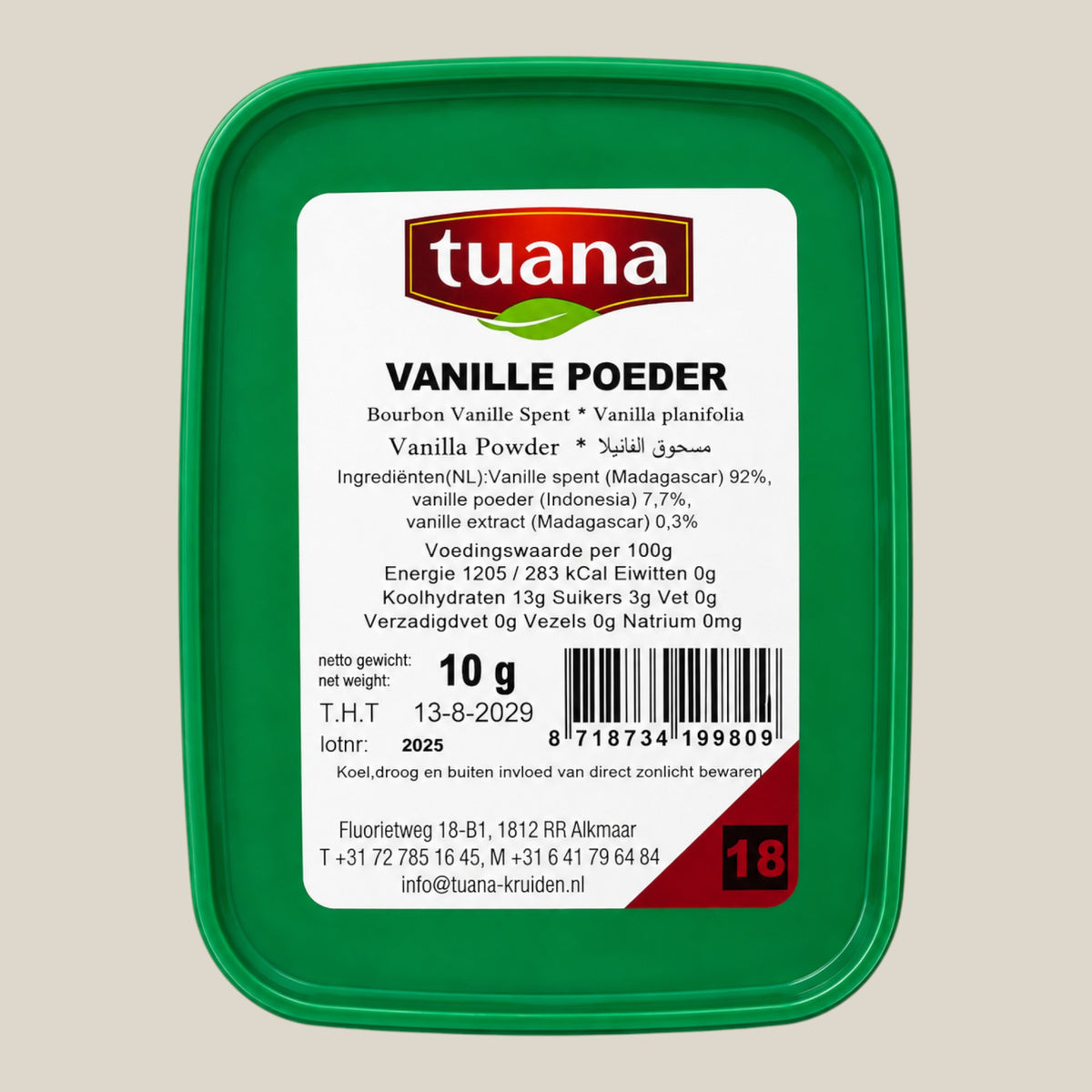 Vanillepoeder Bourbon Vanille Spent – 10 g
