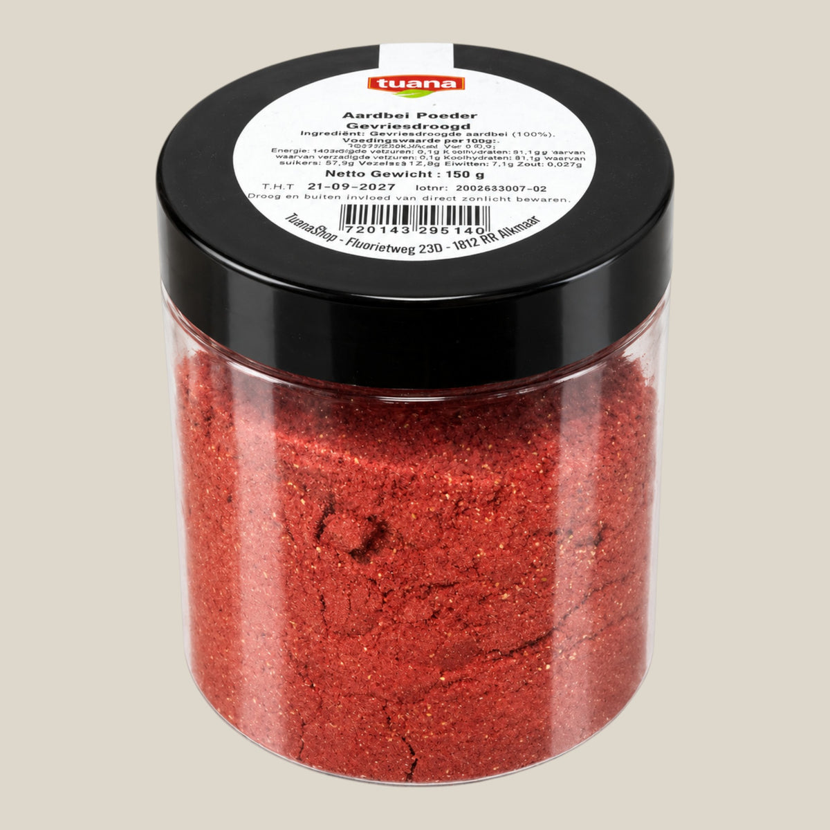 Gevriesdroogd Aardbeienpoeder – 150 g