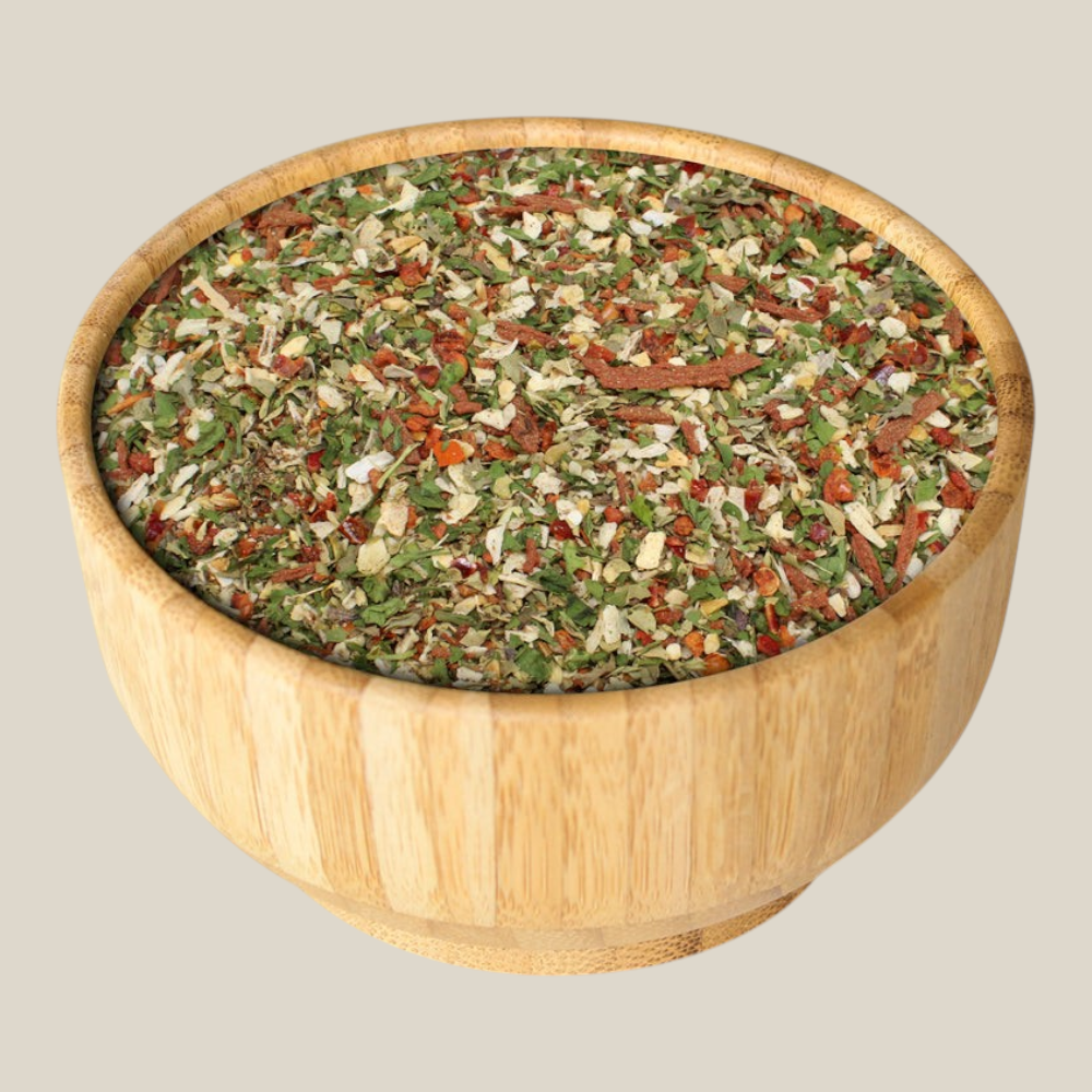 Tuana Mediterrane Kruidenmix – aromatische kruidenmix met knoflook, oregano, peterselie en chili voor vlees, vis, groenten en gegrilde gerechten met mediterrane smaak