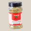 TuanaShop BV Dipper Mediterranee kruidenmix in een doorzichtige pot met zwarte dop voor olijfolie dips.