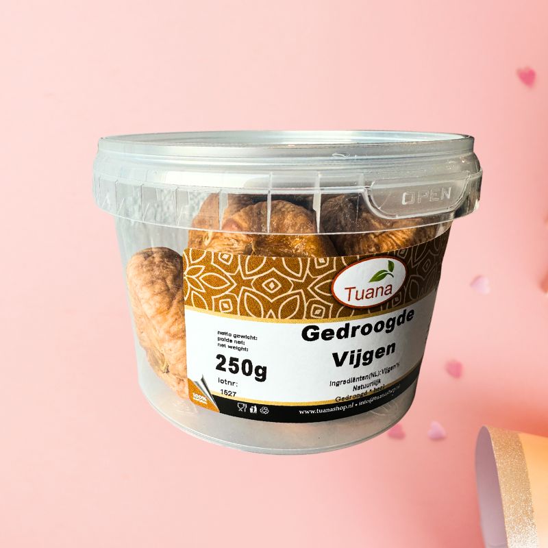 Gedroogde Vijgen 250g - Natuurlijke Zoetheid en Gezonde Snack