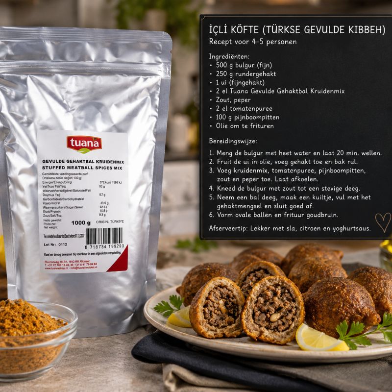 Gevulde Gehaktbal Kruidenmix- Icli Kofte baharati