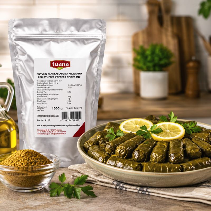 Gevulde wijn bladeren kruidenmix- Sarma Baharati