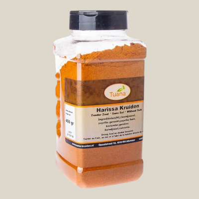 Tuana Harissa Kruiden – Noord-Afrikaanse kruidenmix met chili, komijn en koriander voor couscous, stoofgerechten en marinades