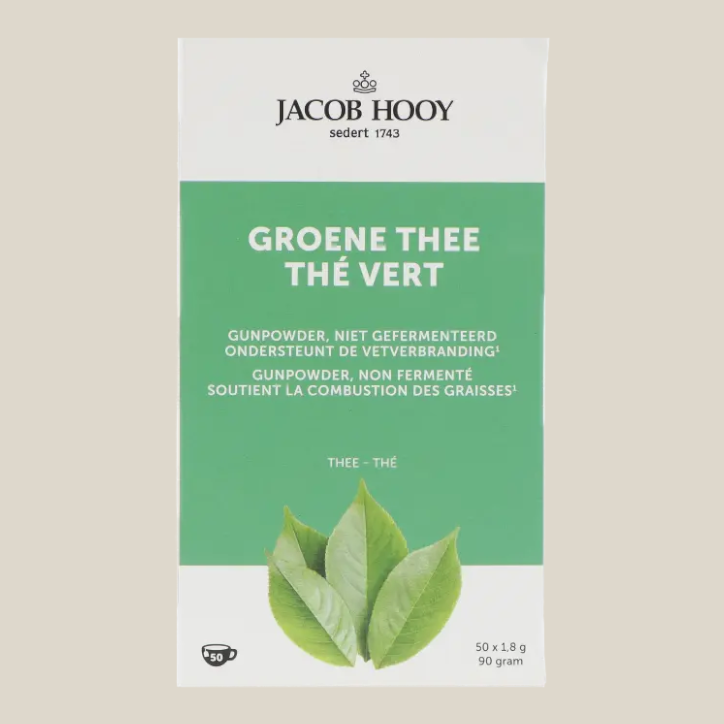 Jacob Hooy Groene Thee - 50 Theezakjes