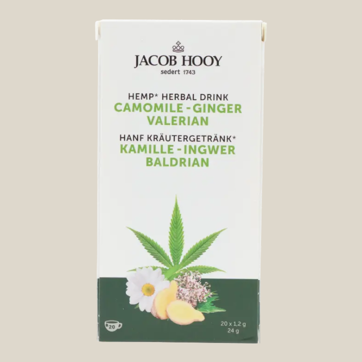 Jacob Hooy Hennep Kamille Gember Thee - 20 Theezakjes