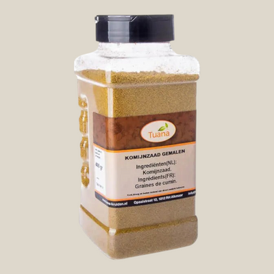 Tuana Komijnzaad Gemalen – gemalen komijn met warme nootachtige smaak voor curry’s, stoofschotels, marinades en kruidenmixen