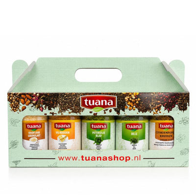 Vis Kruiden pakket - cadeauset van 5 potten