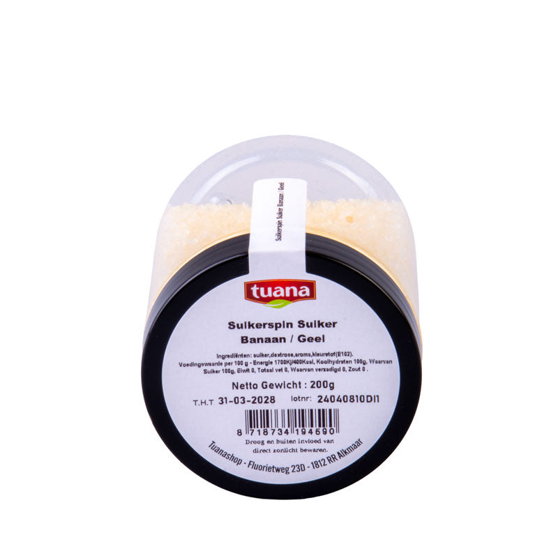 Suikerspinsuiker - banaan