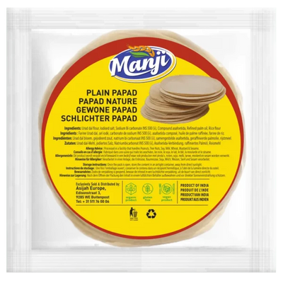 Manji Madras einfaches Papad