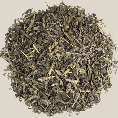 TuanaShop BV China Sencha cafeïnevrije groene thee losse blaadjes met een milde en grasachtige uitstraling