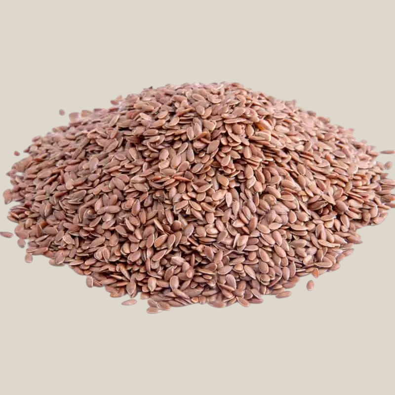 TuanaShop BV hele bruine lijnzaadjes, rijk aan vezels en omega-3, perfect voor ontbijt, salades of bakrecepten.